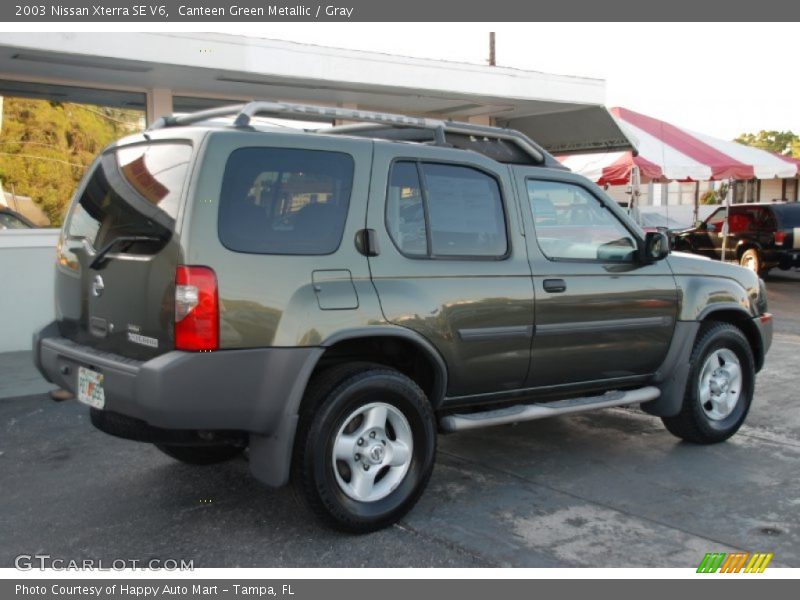 Canteen Green Metallic / Gray 2003 Nissan Xterra SE V6