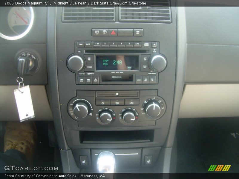 Midnight Blue Pearl / Dark Slate Gray/Light Graystone 2005 Dodge Magnum R/T
