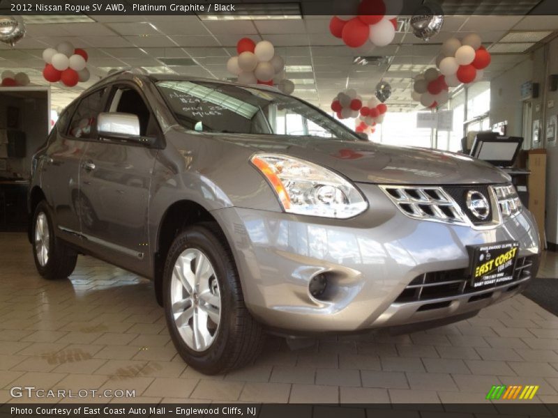 Platinum Graphite / Black 2012 Nissan Rogue SV AWD