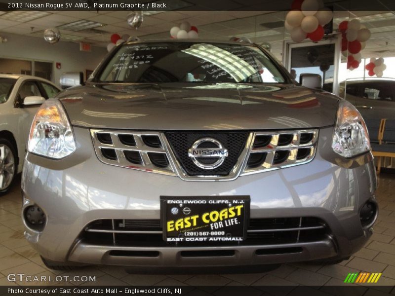 Platinum Graphite / Black 2012 Nissan Rogue SV AWD