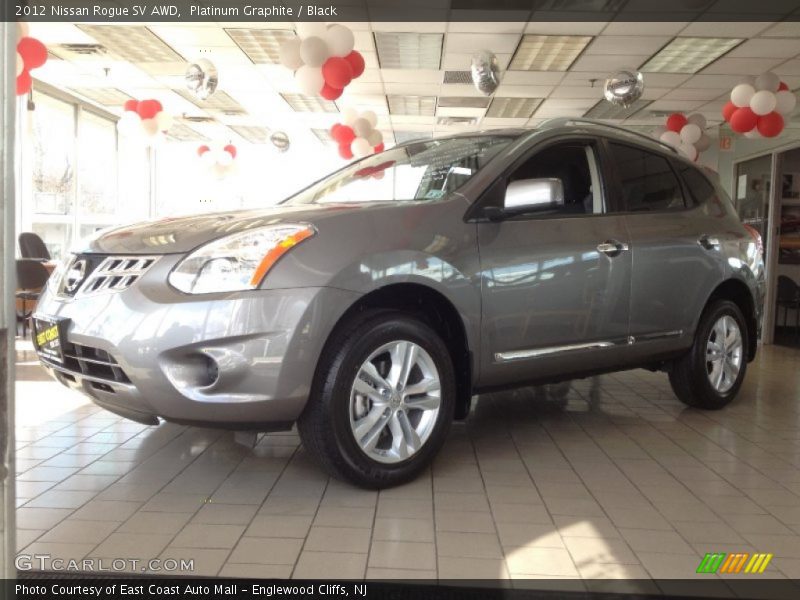 Platinum Graphite / Black 2012 Nissan Rogue SV AWD