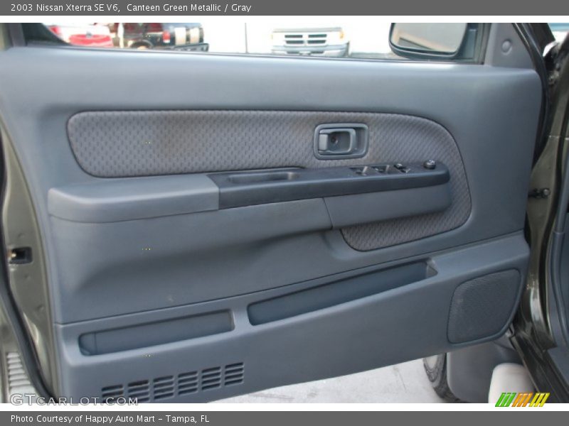 Canteen Green Metallic / Gray 2003 Nissan Xterra SE V6