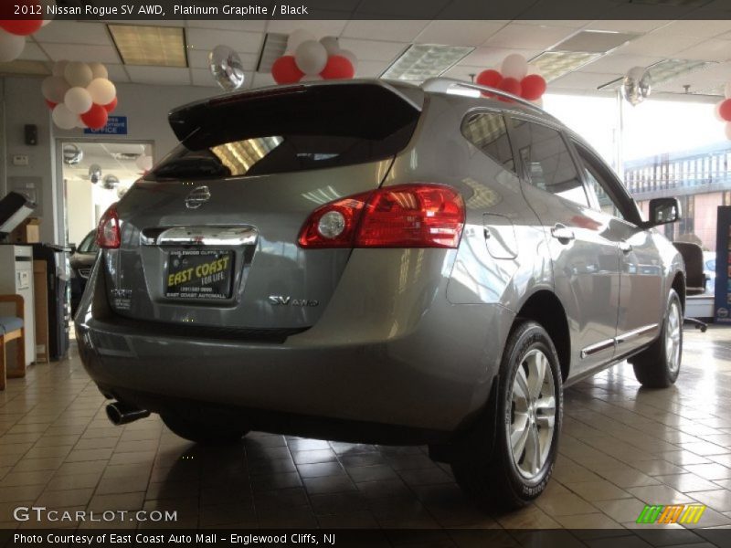 Platinum Graphite / Black 2012 Nissan Rogue SV AWD