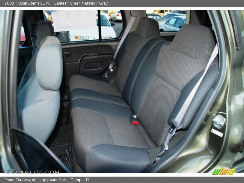 Canteen Green Metallic / Gray 2003 Nissan Xterra SE V6