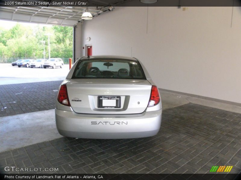 Silver Nickel / Gray 2006 Saturn ION 2 Sedan