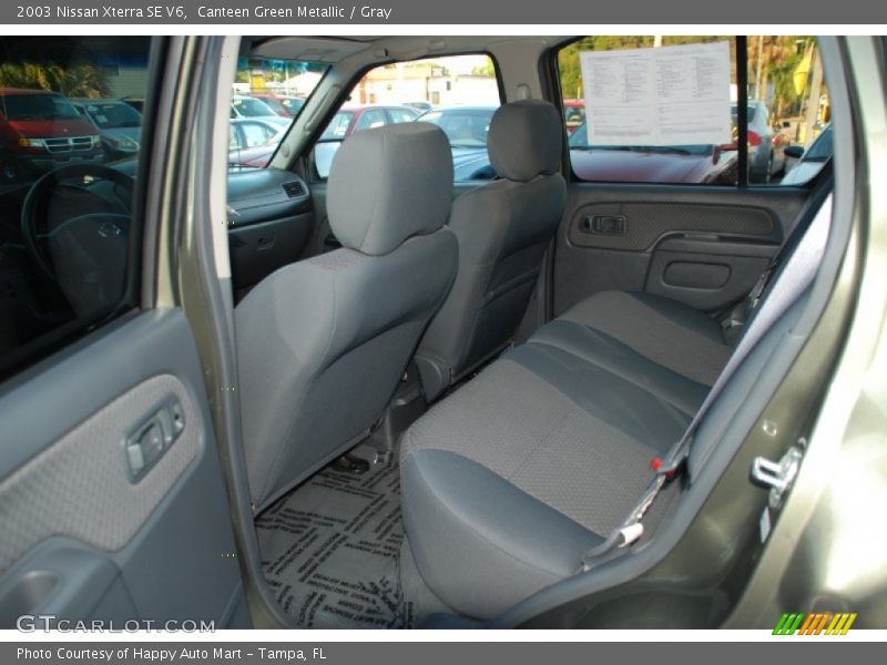 Canteen Green Metallic / Gray 2003 Nissan Xterra SE V6
