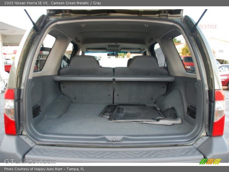 Canteen Green Metallic / Gray 2003 Nissan Xterra SE V6