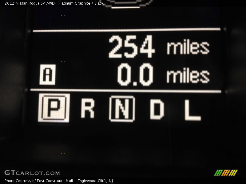 Platinum Graphite / Black 2012 Nissan Rogue SV AWD