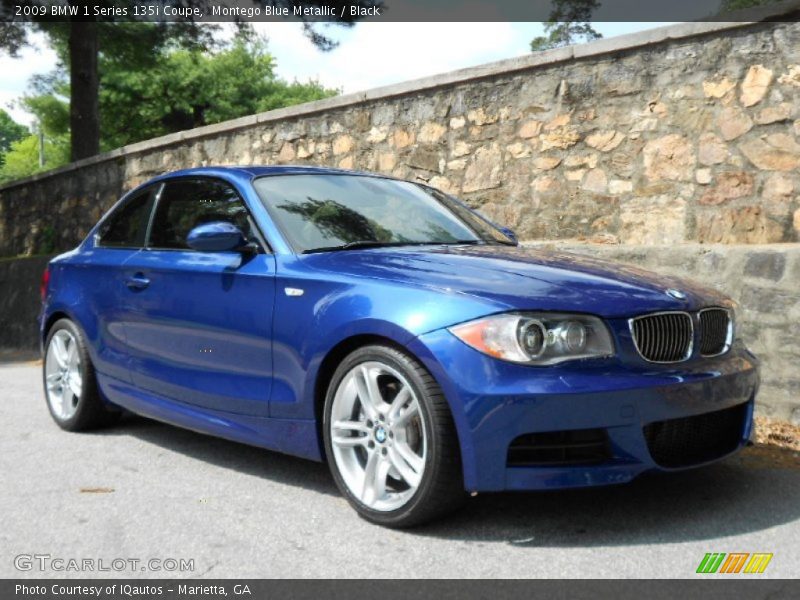 Front 3/4 View of 2009 1 Series 135i Coupe
