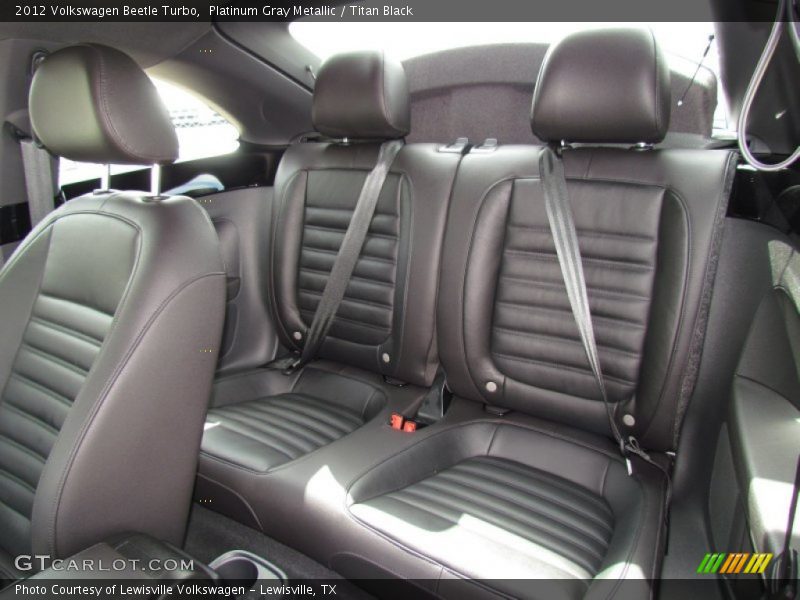 Rear Seat of 2012 Beetle Turbo