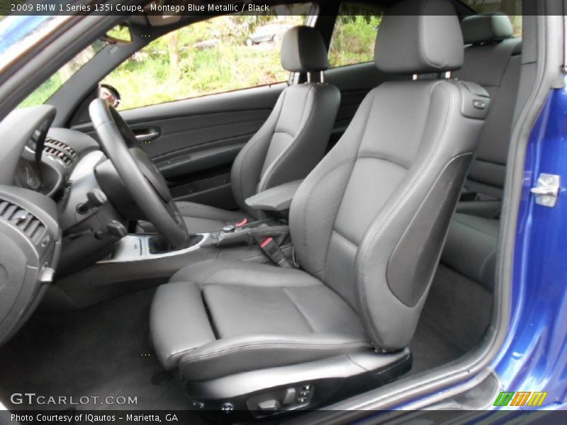 Front Seat of 2009 1 Series 135i Coupe