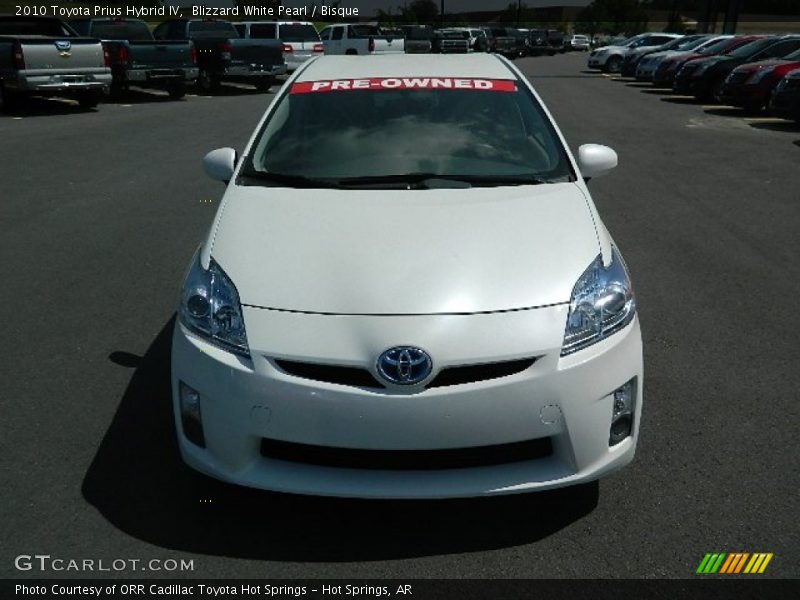 Blizzard White Pearl / Bisque 2010 Toyota Prius Hybrid IV