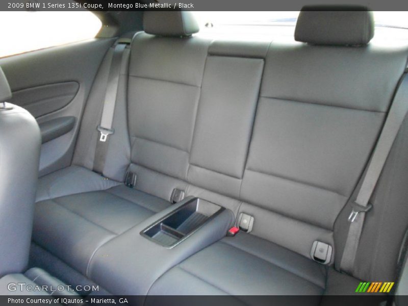 Montego Blue Metallic / Black 2009 BMW 1 Series 135i Coupe