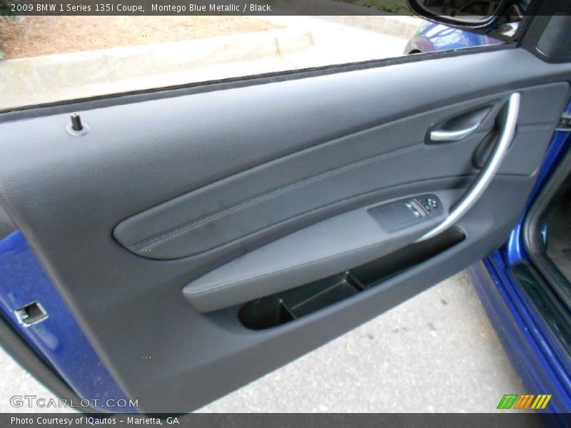 Montego Blue Metallic / Black 2009 BMW 1 Series 135i Coupe
