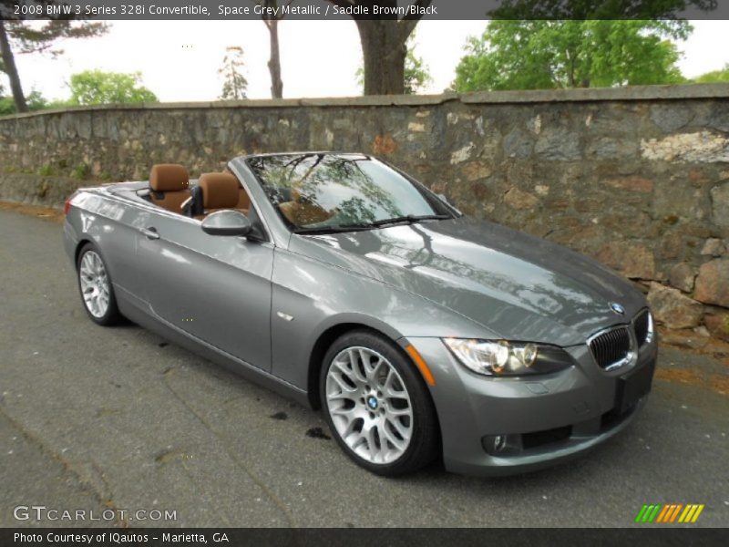 Front 3/4 View of 2008 3 Series 328i Convertible