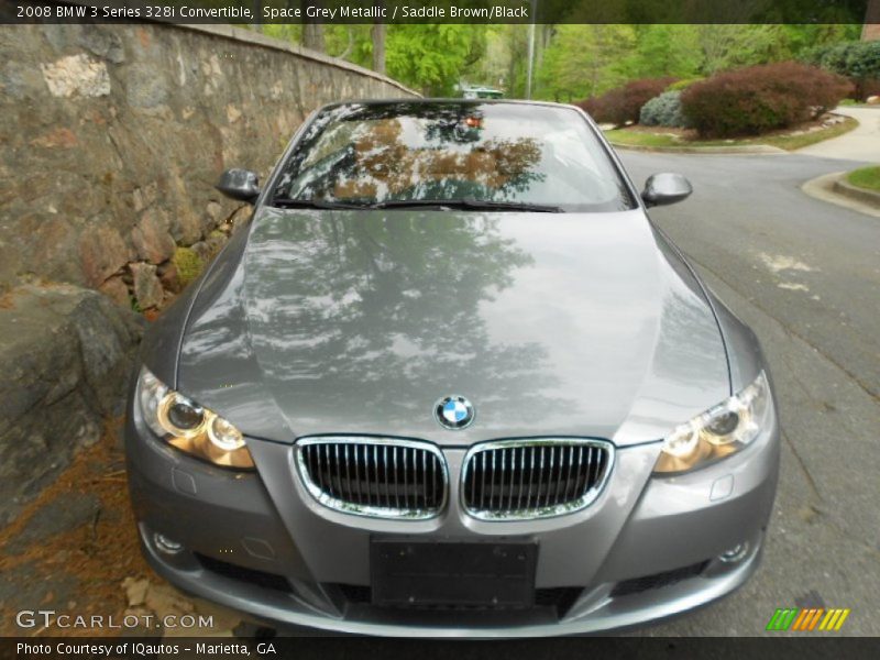 Space Grey Metallic / Saddle Brown/Black 2008 BMW 3 Series 328i Convertible