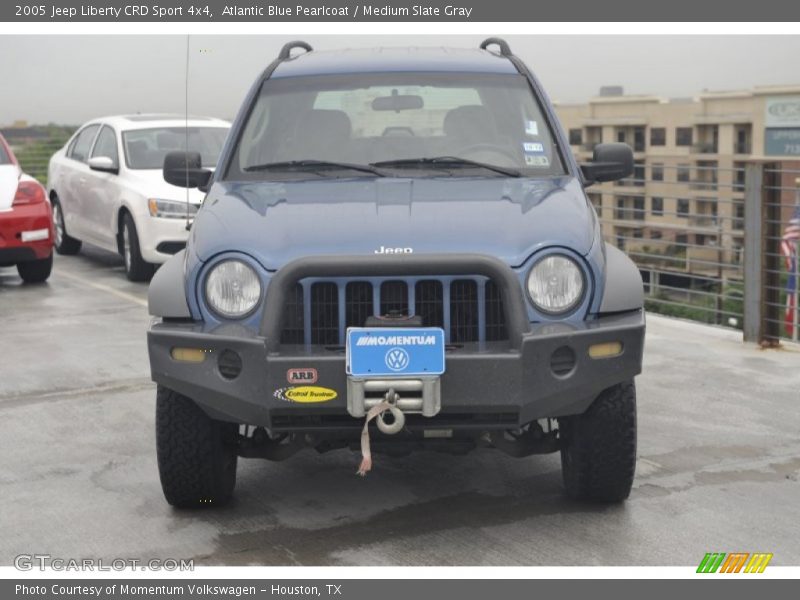 Atlantic Blue Pearlcoat / Medium Slate Gray 2005 Jeep Liberty CRD Sport 4x4