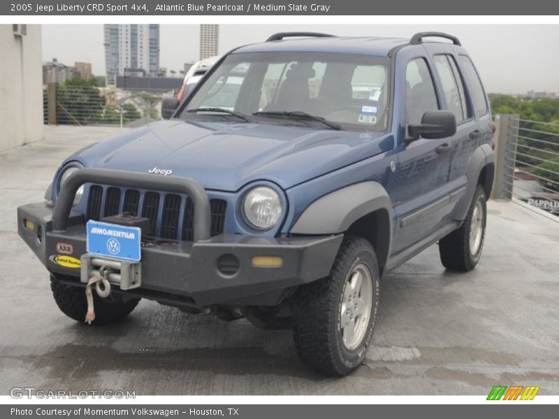 Atlantic Blue Pearlcoat / Medium Slate Gray 2005 Jeep Liberty CRD Sport 4x4