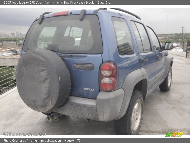 Atlantic Blue Pearlcoat / Medium Slate Gray 2005 Jeep Liberty CRD Sport 4x4