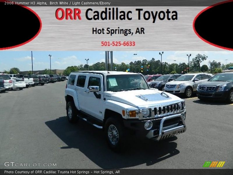 Birch White / Light Cashmere/Ebony 2008 Hummer H3 Alpha