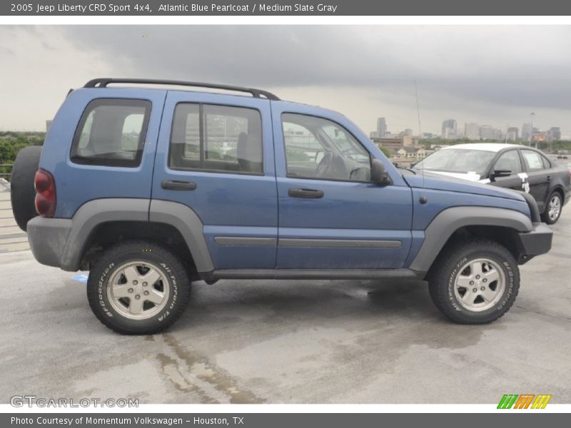 Atlantic Blue Pearlcoat / Medium Slate Gray 2005 Jeep Liberty CRD Sport 4x4