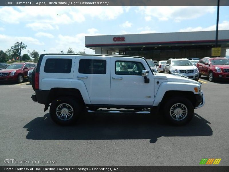 Birch White / Light Cashmere/Ebony 2008 Hummer H3 Alpha