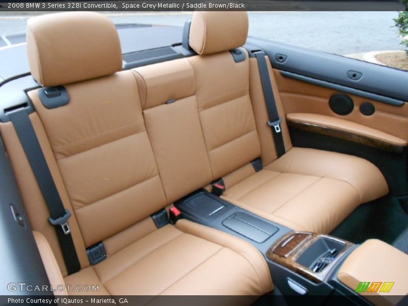Rear Seat of 2008 3 Series 328i Convertible