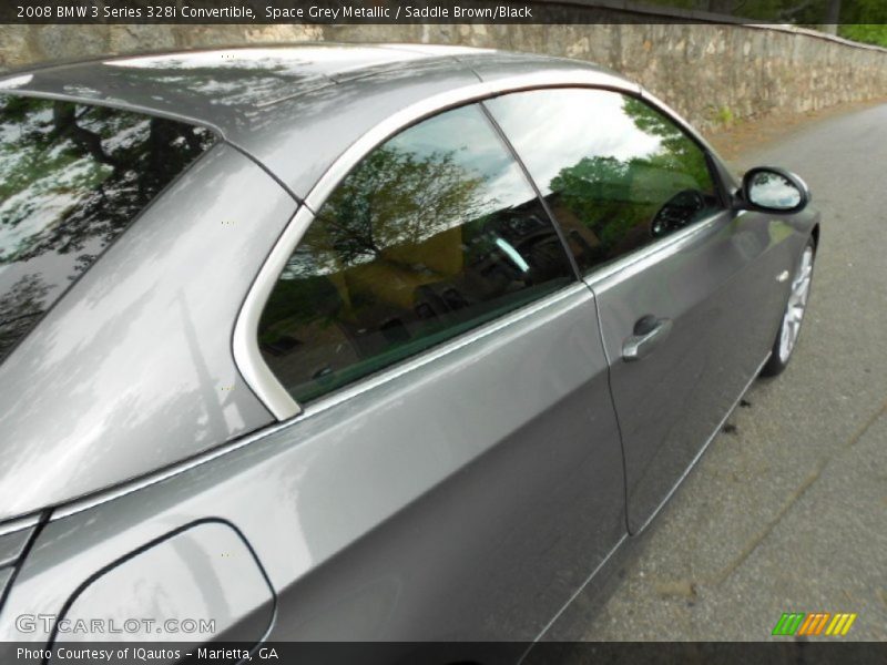 Space Grey Metallic / Saddle Brown/Black 2008 BMW 3 Series 328i Convertible