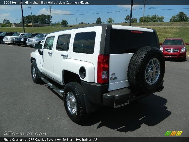 Birch White / Light Cashmere/Ebony 2008 Hummer H3 Alpha