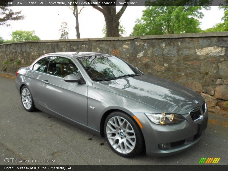 Front 3/4 View of 2008 3 Series 328i Convertible