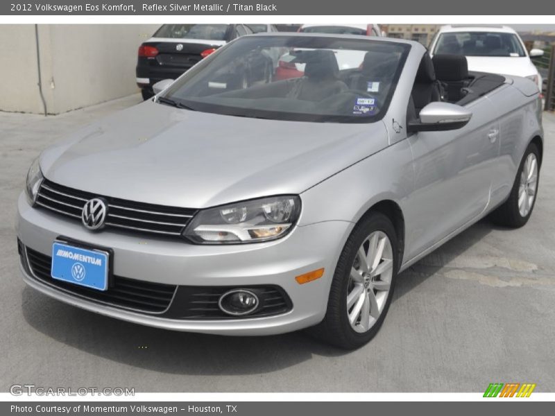 Reflex Silver Metallic / Titan Black 2012 Volkswagen Eos Komfort