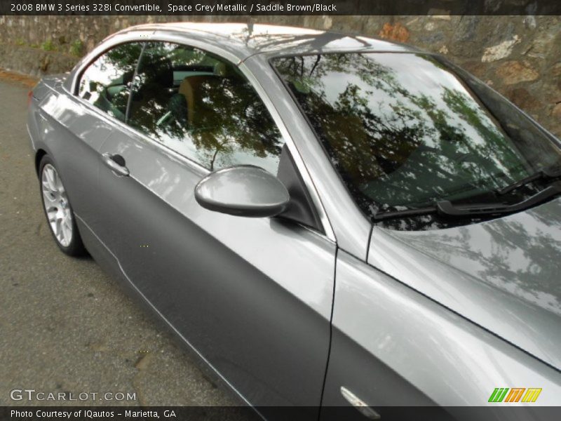Space Grey Metallic / Saddle Brown/Black 2008 BMW 3 Series 328i Convertible
