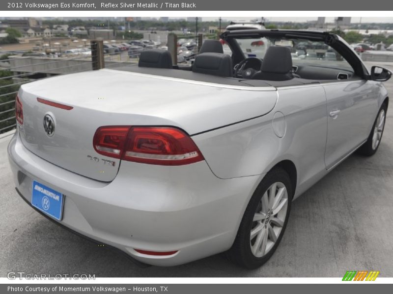 Reflex Silver Metallic / Titan Black 2012 Volkswagen Eos Komfort