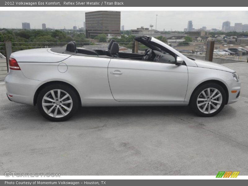 Reflex Silver Metallic / Titan Black 2012 Volkswagen Eos Komfort