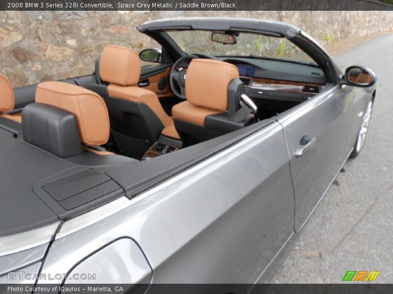 Space Grey Metallic / Saddle Brown/Black 2008 BMW 3 Series 328i Convertible