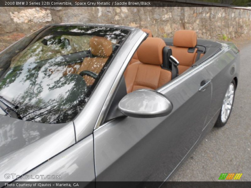 Space Grey Metallic / Saddle Brown/Black 2008 BMW 3 Series 328i Convertible