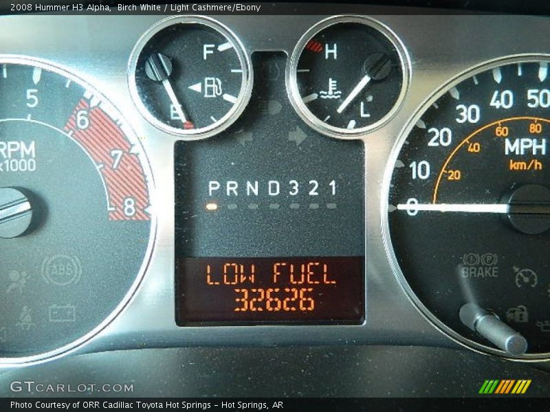Birch White / Light Cashmere/Ebony 2008 Hummer H3 Alpha