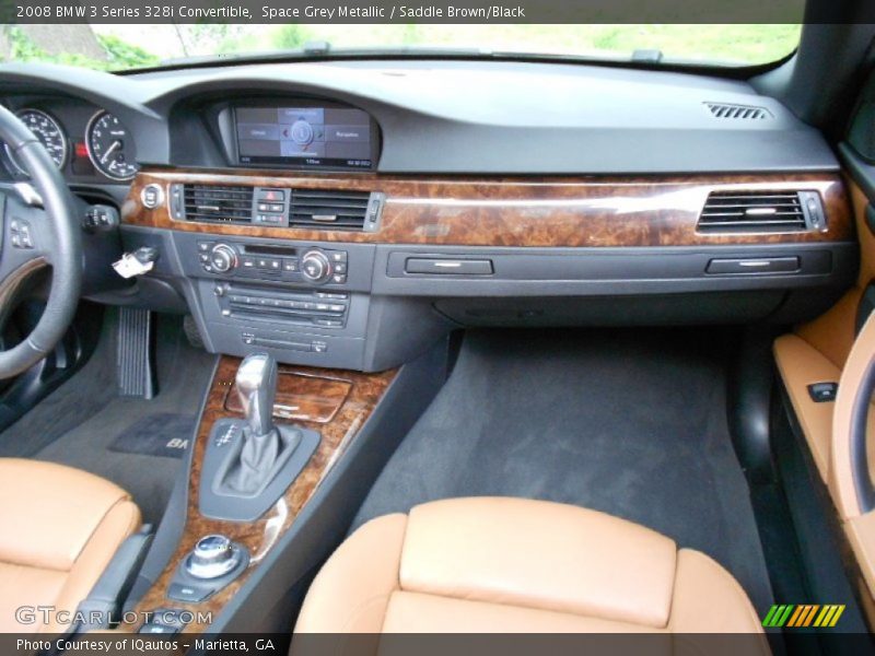 Space Grey Metallic / Saddle Brown/Black 2008 BMW 3 Series 328i Convertible
