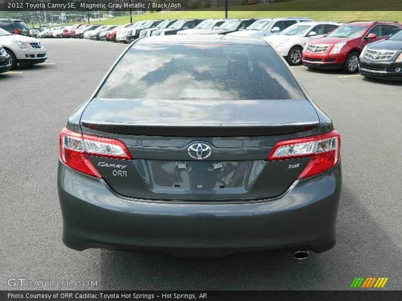 Magnetic Gray Metallic / Black/Ash 2012 Toyota Camry SE