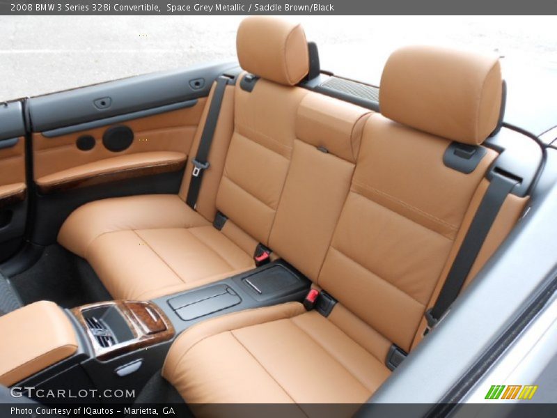 Rear Seat of 2008 3 Series 328i Convertible