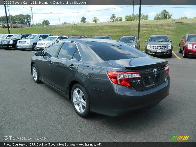 Magnetic Gray Metallic / Black/Ash 2012 Toyota Camry SE