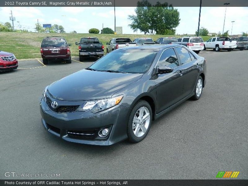 Magnetic Gray Metallic / Black/Ash 2012 Toyota Camry SE