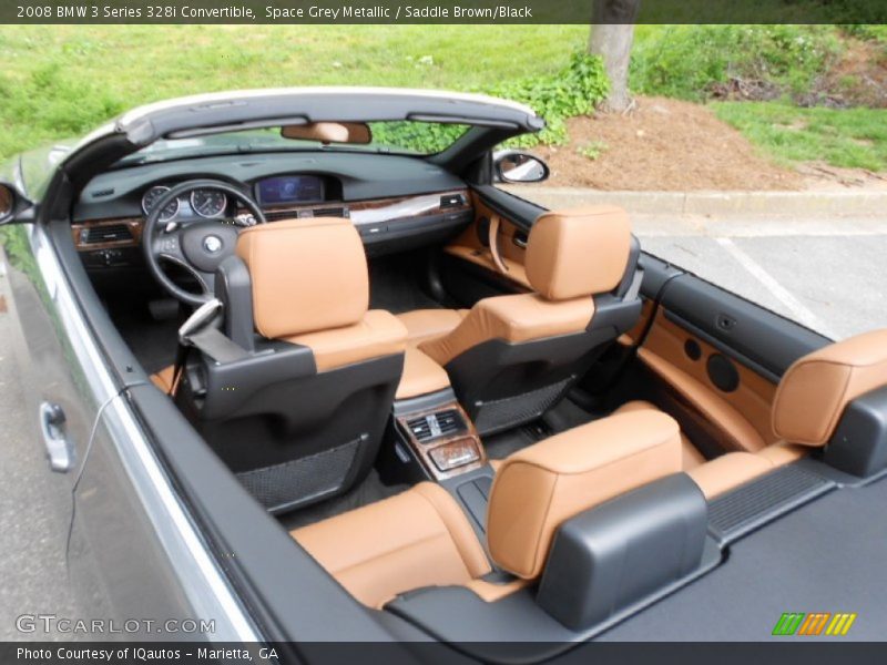  2008 3 Series 328i Convertible Saddle Brown/Black Interior
