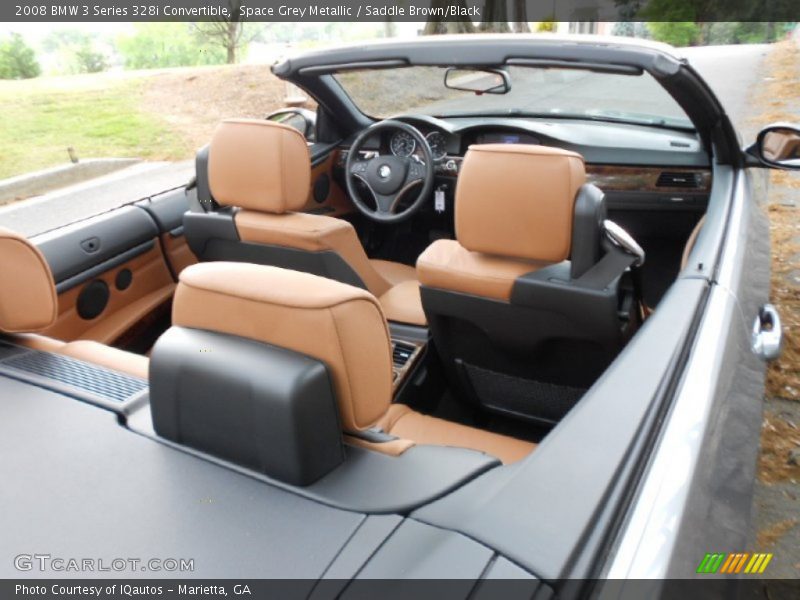 Space Grey Metallic / Saddle Brown/Black 2008 BMW 3 Series 328i Convertible