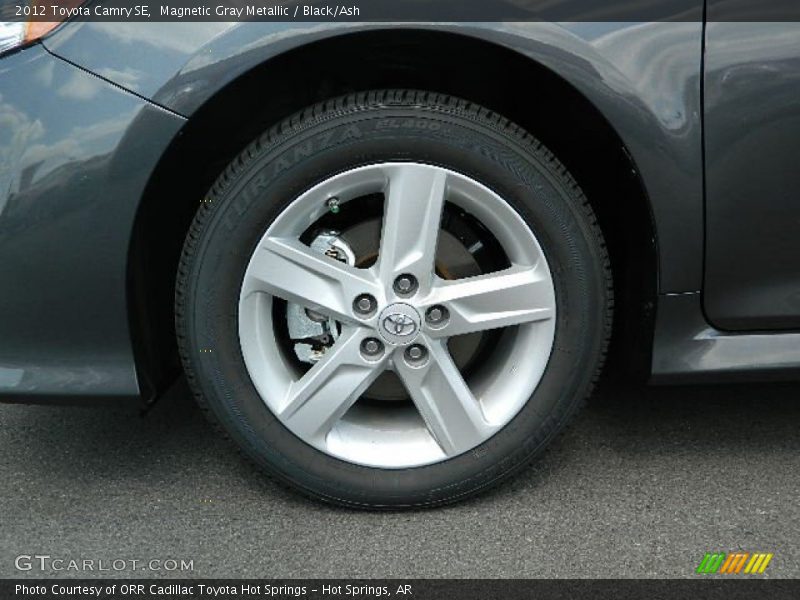 Magnetic Gray Metallic / Black/Ash 2012 Toyota Camry SE