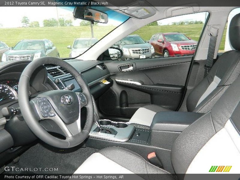 Magnetic Gray Metallic / Black/Ash 2012 Toyota Camry SE