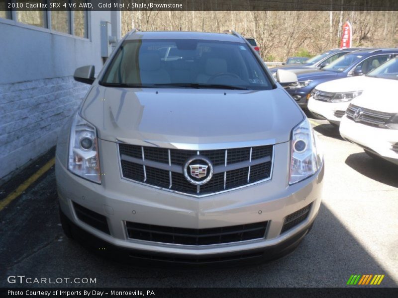 Gold Mist / Shale/Brownstone 2010 Cadillac SRX 4 V6 AWD
