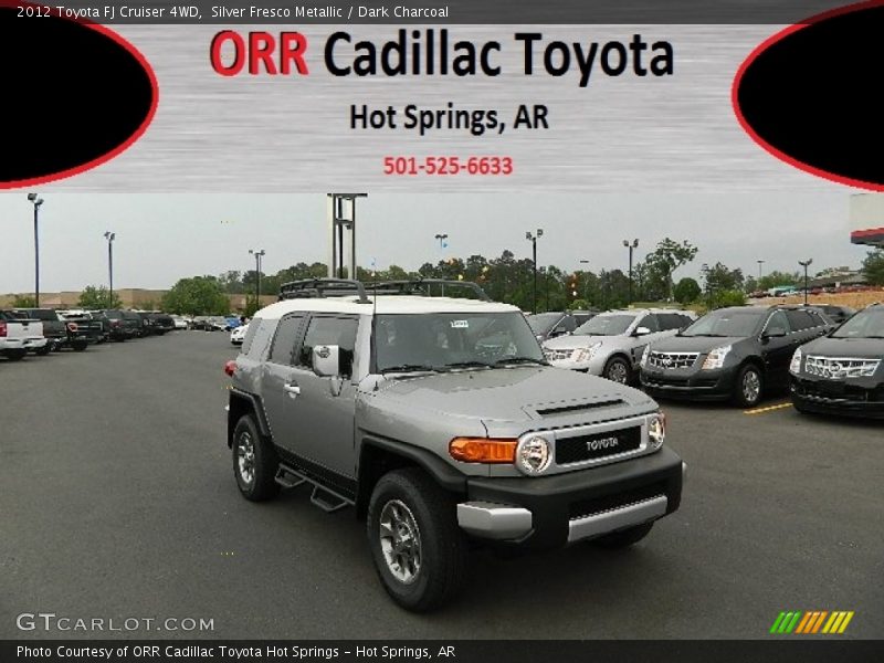 Silver Fresco Metallic / Dark Charcoal 2012 Toyota FJ Cruiser 4WD