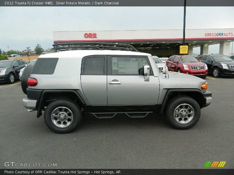 Silver Fresco Metallic / Dark Charcoal 2012 Toyota FJ Cruiser 4WD