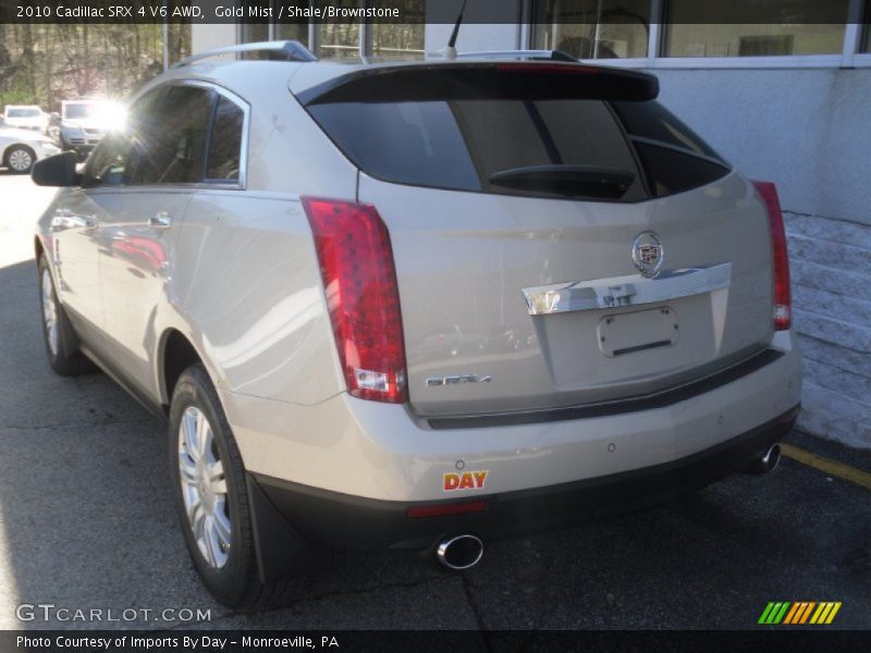 Gold Mist / Shale/Brownstone 2010 Cadillac SRX 4 V6 AWD